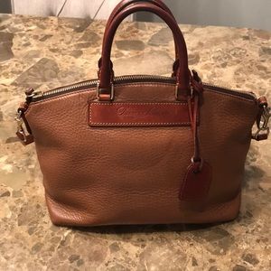 Dooney and Bourke Pebble Leather Cognac Bag